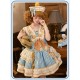 Twin Bears Antique Navy Bear Low Waist OP and Set(2nd Pre-Order/3 Colours/Full Payment Without Shipping)